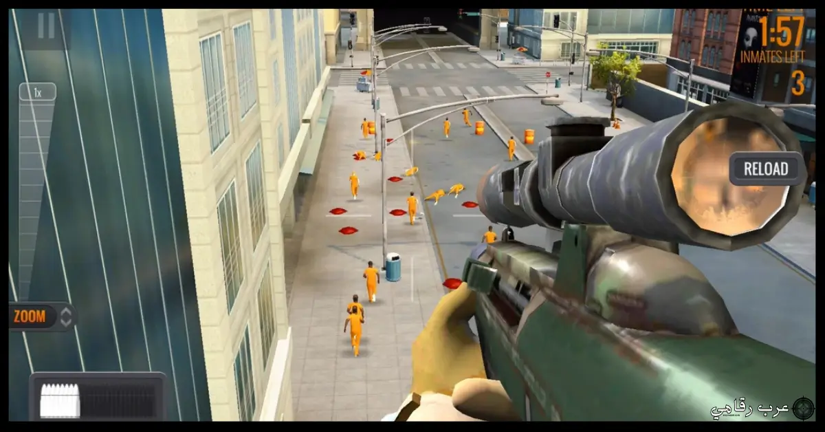 تحميل لعبة Sniper 3D مهكرة