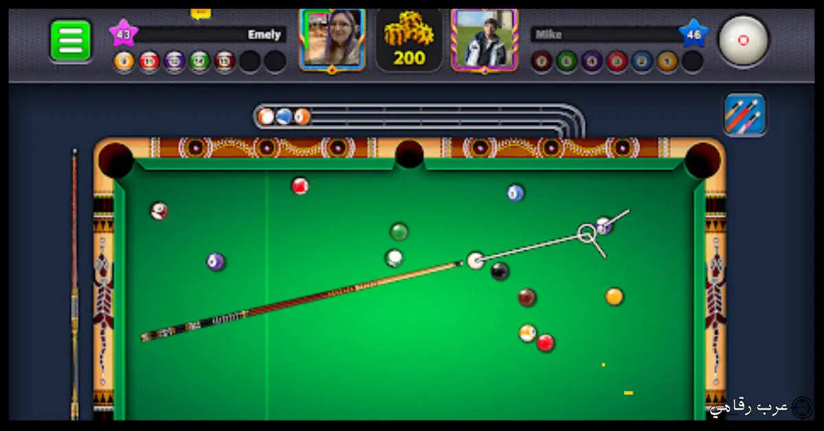 تحميل لعبة 8 Ball Pool مهكرة